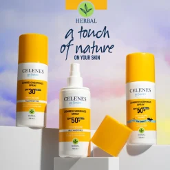 Celenes Herbal Zonnebrand Spray SPF 30 Alle Huidtypes 150 ml