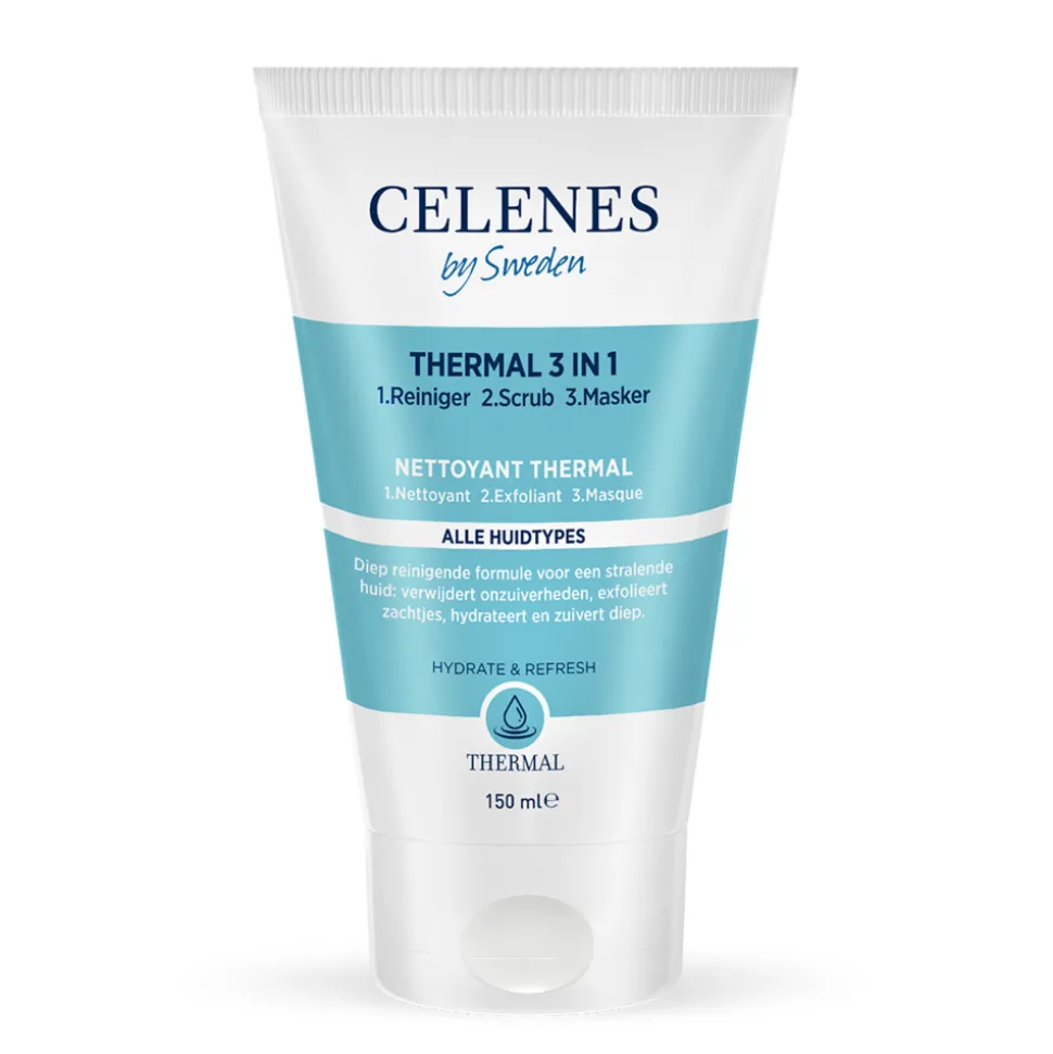 Celenes Thermal 3 in 1 Reiniger Scrub Masker 150 ml