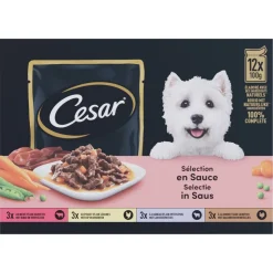 Cesar Maaltijdzakjes 12-pack in Saus 12 x 100 gr