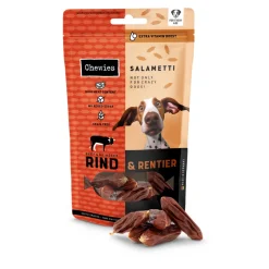 Chewies Salametti Hondensnack Rund & Rendier 200 gr