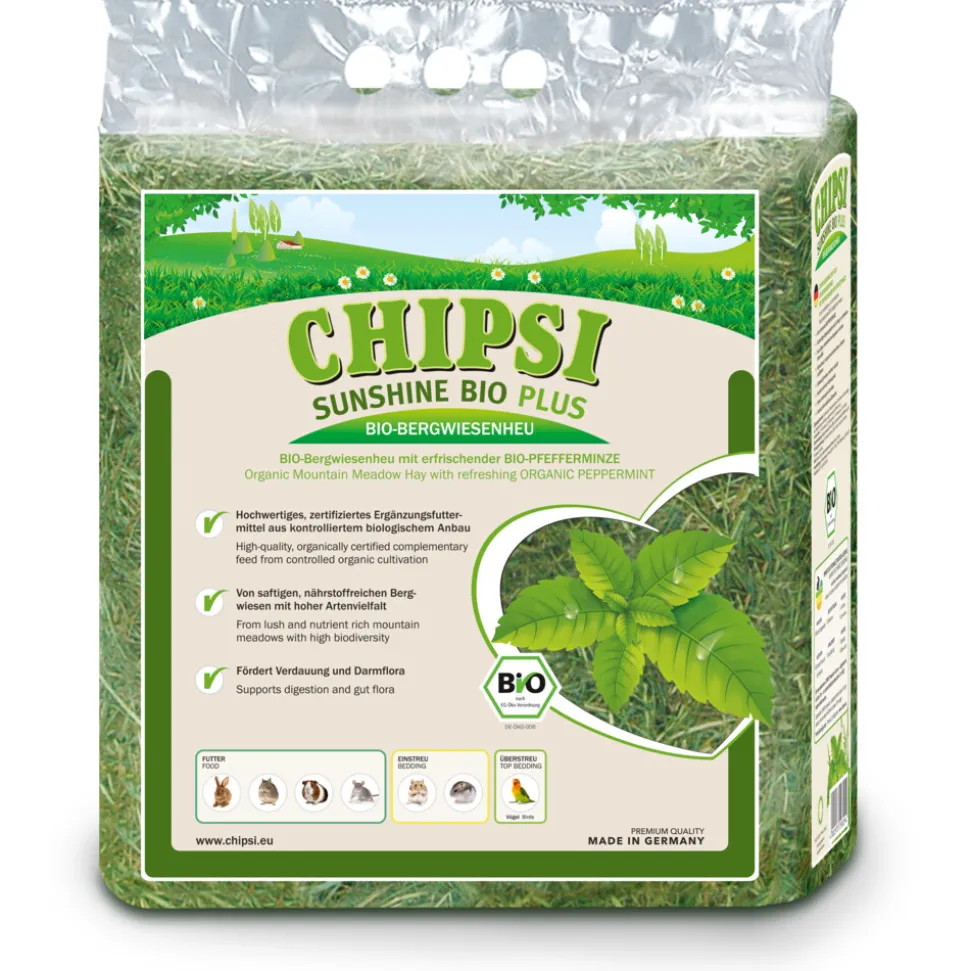 Chipsi Sunshine Bio Plus Weidehooi Pepermunt 600 gr