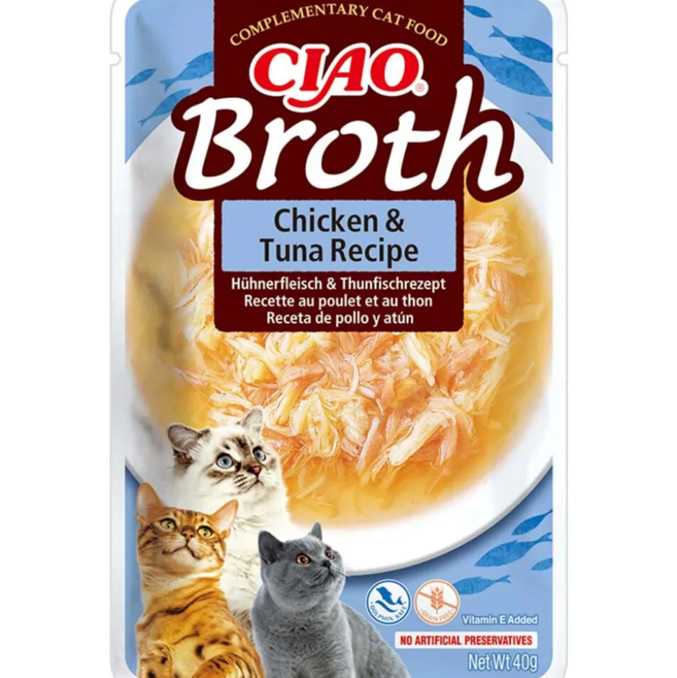 Ciao Broth Kattensnack Chicken & Tuna 40 gr