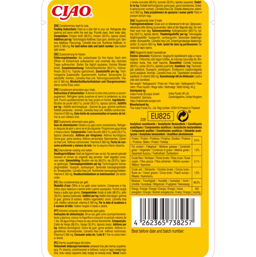 Ciao Broth Kattensnack Chicken 40 gr