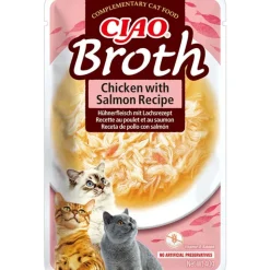 Ciao Broth Kattensnack Chicken & Salmon 40 gr