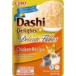 Ciao Dashi Delights Delicate Flakes Kattenvoer Nat Chicken 40 gr