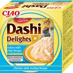 Ciao Dashi Delights Kattenvoer Nat Chicken & Scallop 70 gr