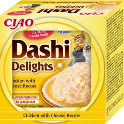 Ciao Dashi Delights Kattenvoer Nat Chicken & Cheese 70 gr