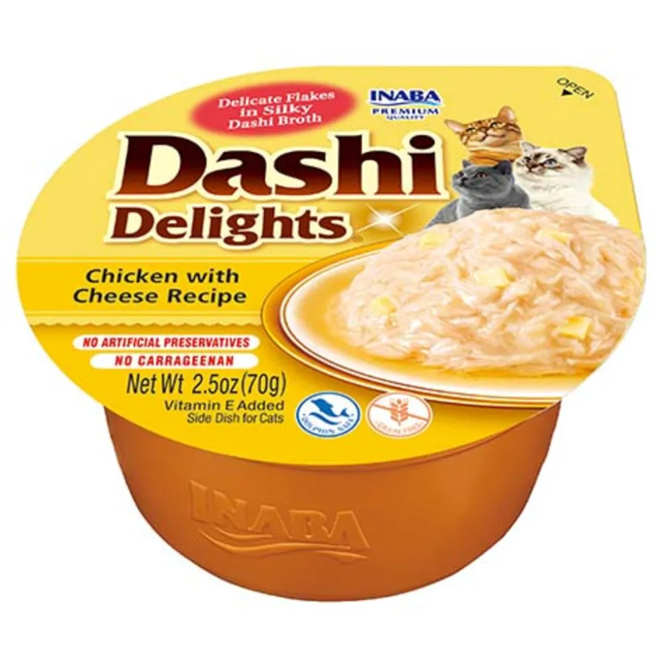 Ciao Dashi Delights Kattenvoer Nat Chicken & Cheese 70 gr