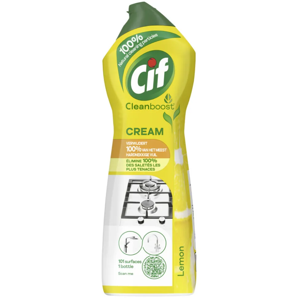 Cif Schuurmiddel Cream Citroen 750 ml