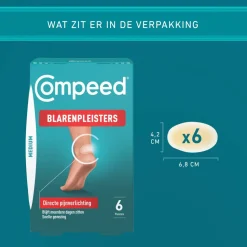 Compeed Blarenpleister Medium 6 stuks
