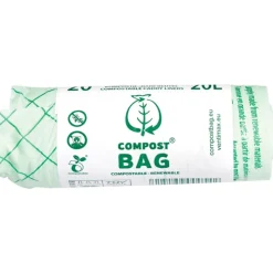 Compost Bag Afvalzak Composteerbaar 20 liter 20 stuks