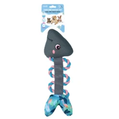 Coolpets Koelspeelgoed Pull me! Fishy Rope