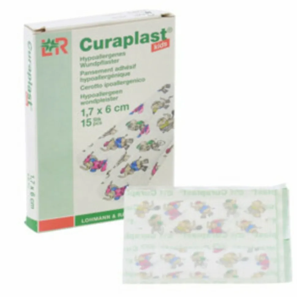 Curaplast Kids 1,7x6cm 15 stuks