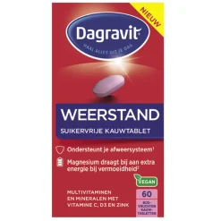 Dagravit Multivitaminen Weerstand 60 kauwtabletten