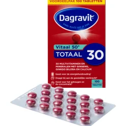 Dagravit Totaal 30 Vitaal 50+ 100 tabletten