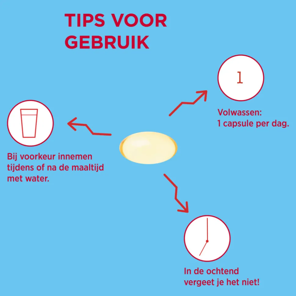 Dagravit Vitaal 50+ Vitamine D & Omega-3 Visolie 90 capsules