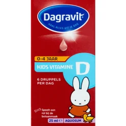 Dagravit Vitamine D Aquosum Druppels Kids 25 ml