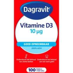 Dagravit Vitamine D Parels 10 µg 100 capsules