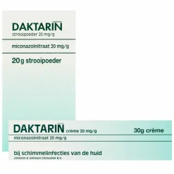 Daktarin Crème 30gr + Daktarin Strooipoeder 20gr Pakket