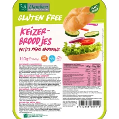 Damhert Keizerbroodjes Glutenvrij 140 gr