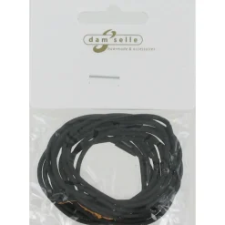 Damselle Elastiek Zwart Lang 12 stuks