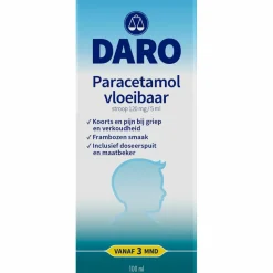 Daro Paracetamol Vloeibaar Kind 100 ml