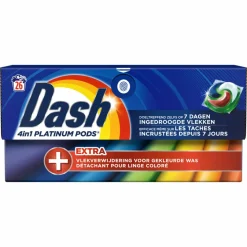 Dash Wasmiddelcapsules 4in1 Pods +Extra Vlekverwijdering Color 26 stuks