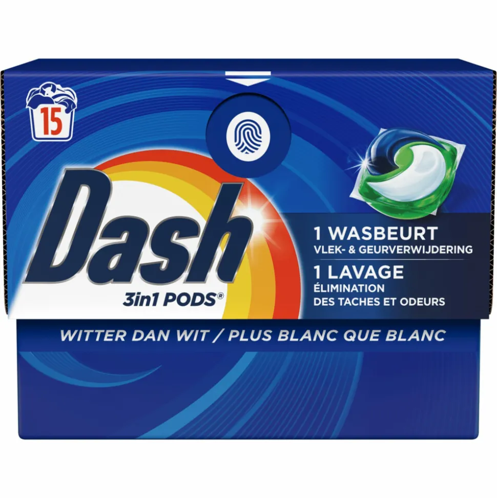 Dash Wasmiddelcapsules 3in1 Pods Original 15 stuks