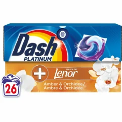 Dash Wasmiddelcapsules 4in1 Pods Amber & Orchidee 26 stuks