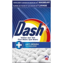Dash Waspoeder Witter Dan Wit 40 Wasbeurten 2,2 kg