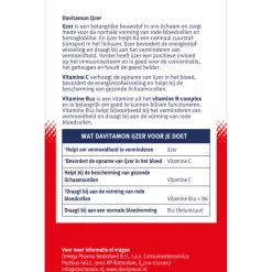 Davitamon IJzer Met Vitamine B12 33 tabletten