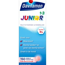 Davitamon Junior 1+ Multivitamines en Mineralen 150 tabletten