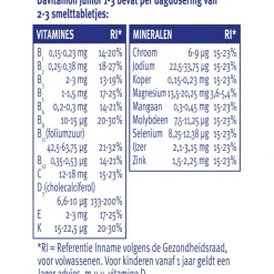 Davitamon Junior 1+ Multivitamines en Mineralen 150 tabletten