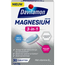 Davitamon Magnesium 3 in 1 30 tabletten