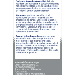 Davitamon Magnesium Kauwtablet 60 tabletten
