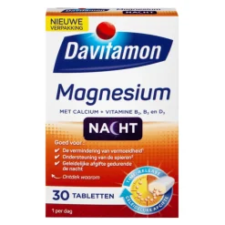 Davitamon Magnesium Voor de Nacht 30 tabletten