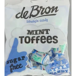 De bron Suikervrije Mint Toffee 90 gr