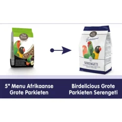 Deli Nature 5 Sterren Menu Afrikaanse Parkiet 800 gr
