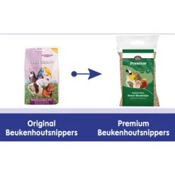 Deli Nature Premium Beukenhoutsnippers 10 mm Grof 12,5 kg