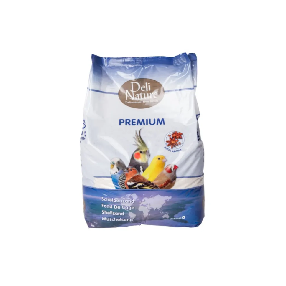 Deli Nature Schelpenzand Premium Wit 5 kg