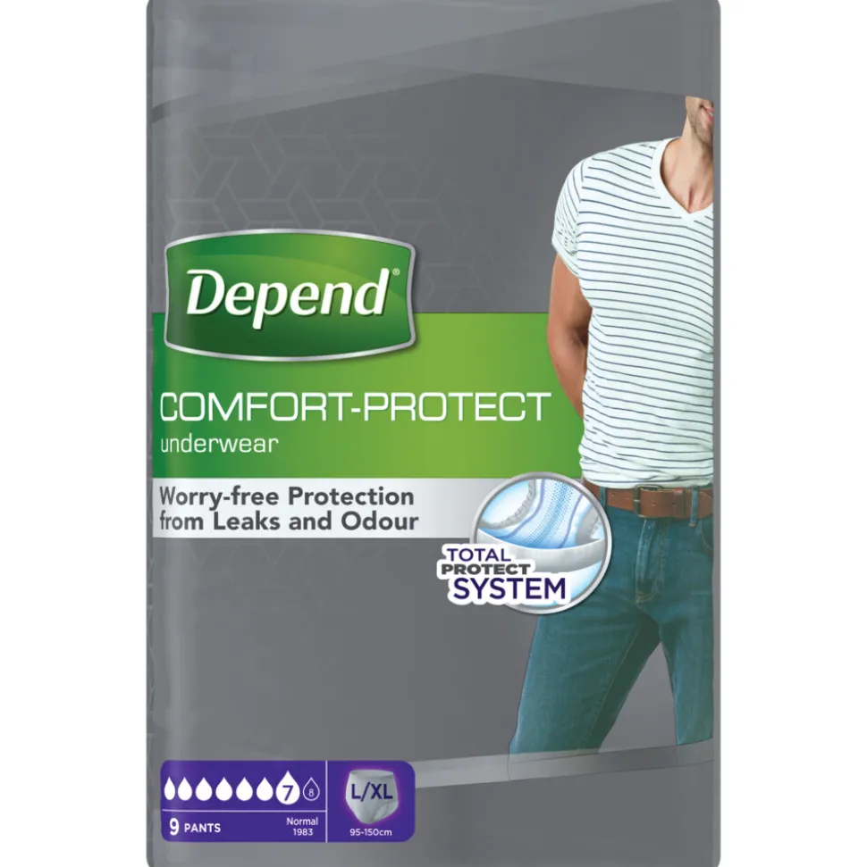 Depend Pants Man Normal L/XL 9 stuks
