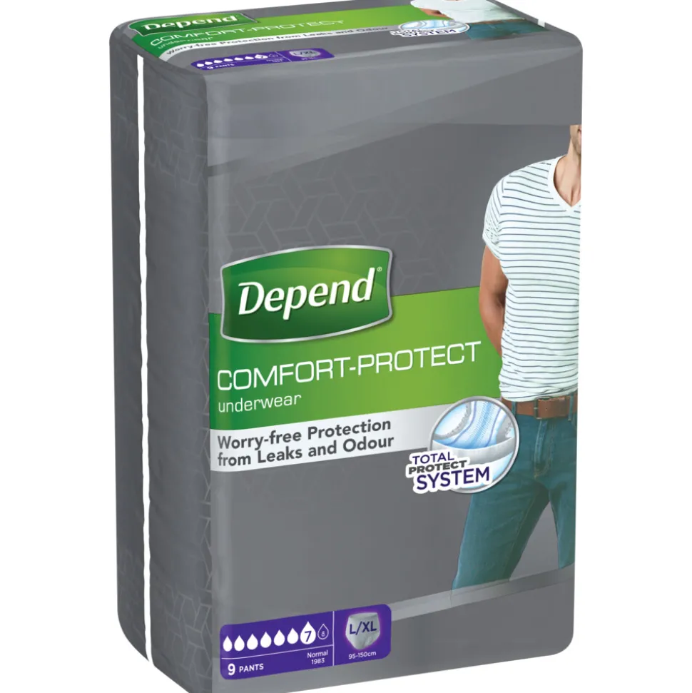 Depend Pants Man Normal L/XL 9 stuks