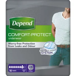 Depend Pants voor Mannen Normal S/M 10 Stuks