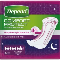 Depend Verband Maximum Night 6 stuks