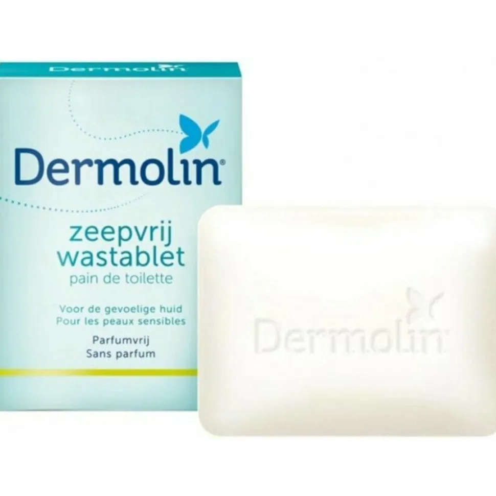 Dermolin Wastablet Zeepvrij 100 gr
