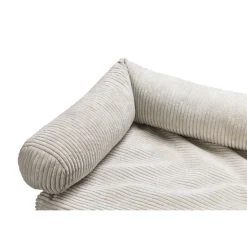 Designed by Lotte Bankkussen Ribbed Lichtgrijs 70 x 50 x 13,5 cm