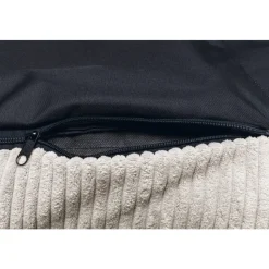 Designed by Lotte Bankkussen Ribbed Lichtgrijs 70 x 50 x 13,5 cm