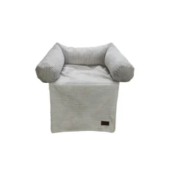 Designed by Lotte Bankkussen Geribbeld Lichtgrijs 50 x 50 x 30 cm