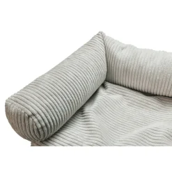 Designed by Lotte Bankkussen Geribbeld Lichtgrijs 50 x 50 x 30 cm