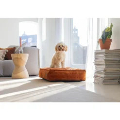 Designed by Lotte Ligkussen Ribbed Terracotta 70 x 55 x 15 cm